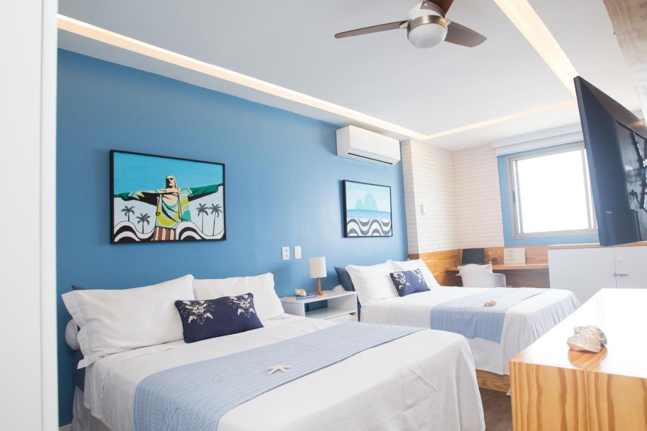 Apartamento Barra Da Tijuca De Frente O Mar - 2 Suítes Até 6 Pessoas Em Camas Río de Janeiro