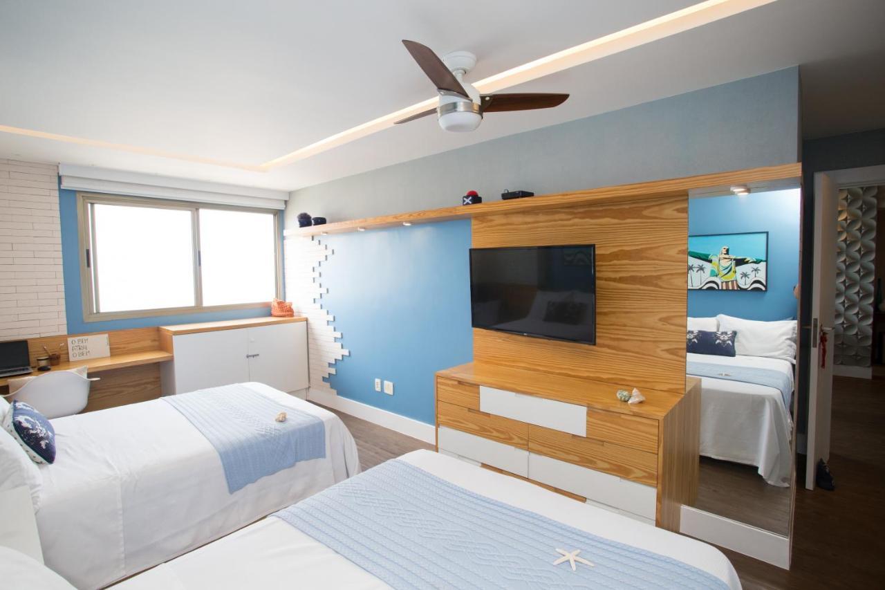 Apartamento Barra Da Tijuca De Frente O Mar - 2 Suítes Até 6 Pessoas Em Camas *
