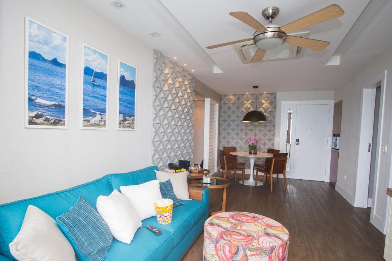 Apartamento Barra Da Tijuca De Frente O Mar - 2 Suítes Até 6 Pessoas Em Camas